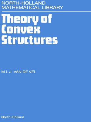 cover image of Theory of Convex Structures
